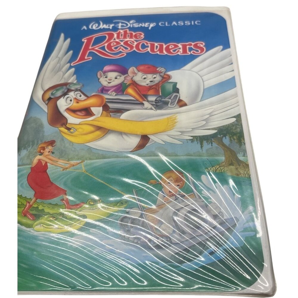 Walt Disney the Rescuers VHS tape diamond edition English vintage rated G READ